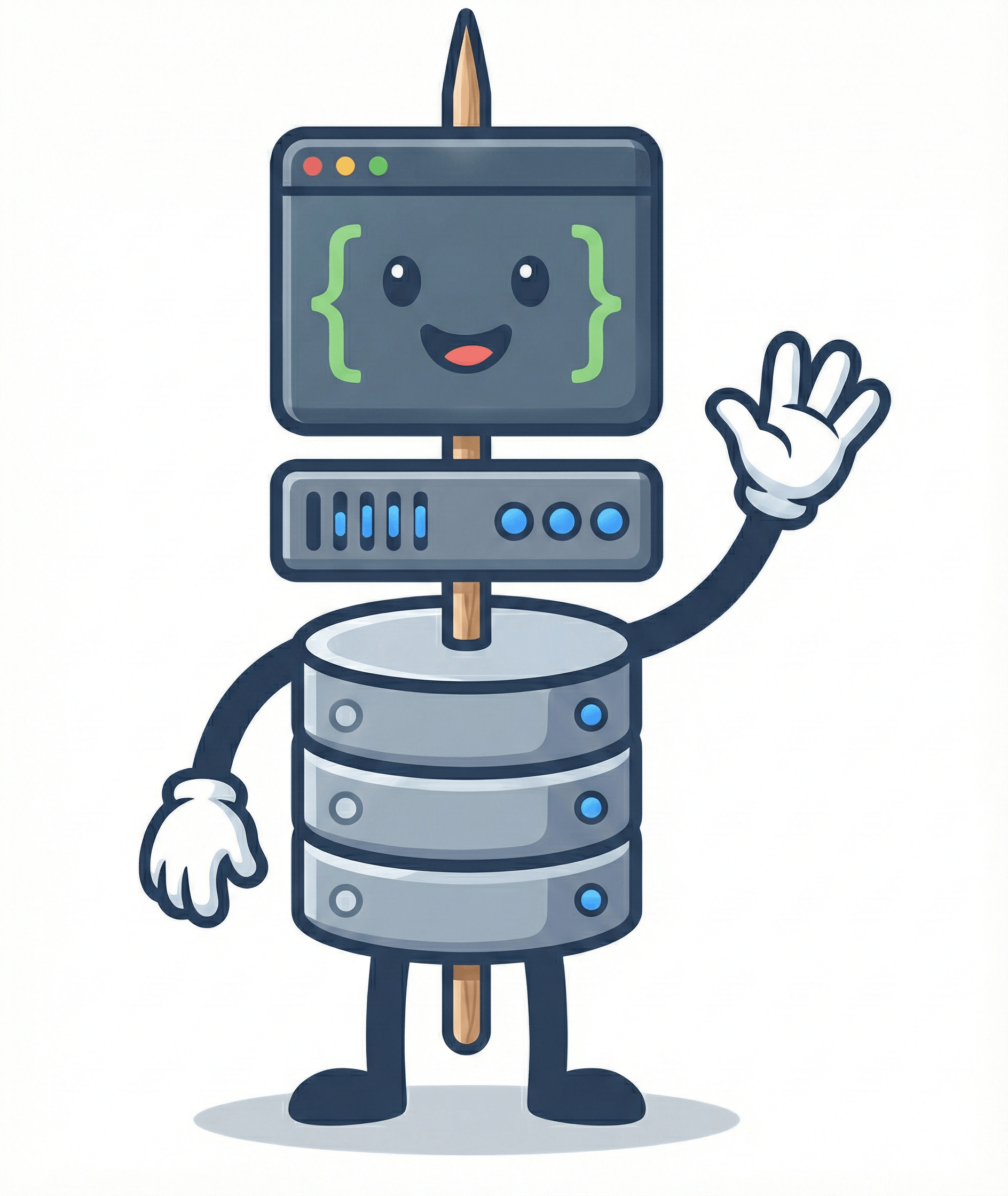 Stacky the SateStack Mascot